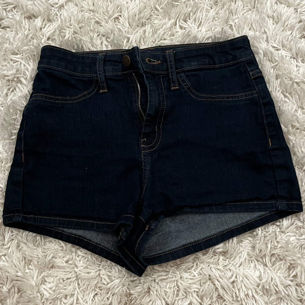 High-rise Jean Shorts